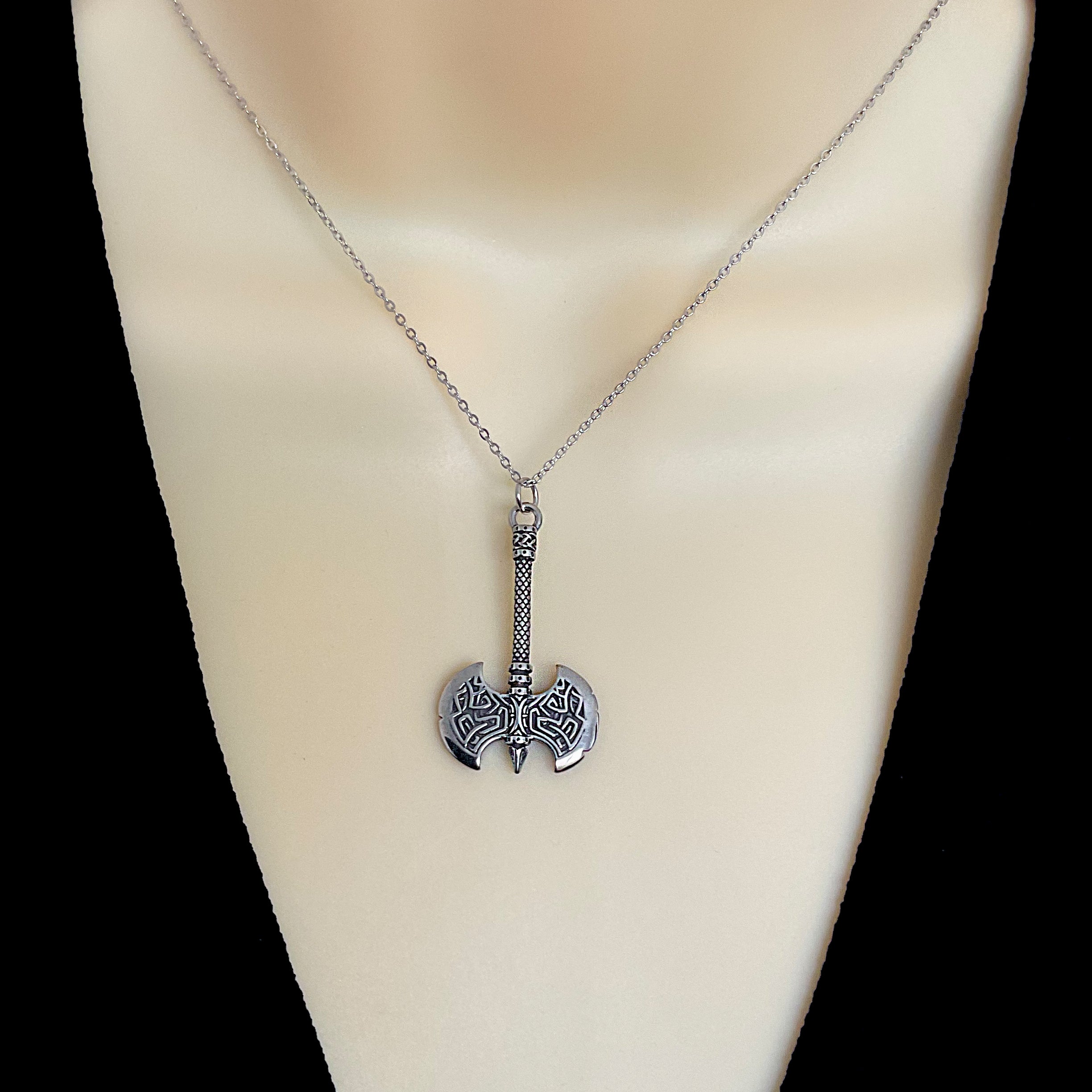 Double Axe necklace