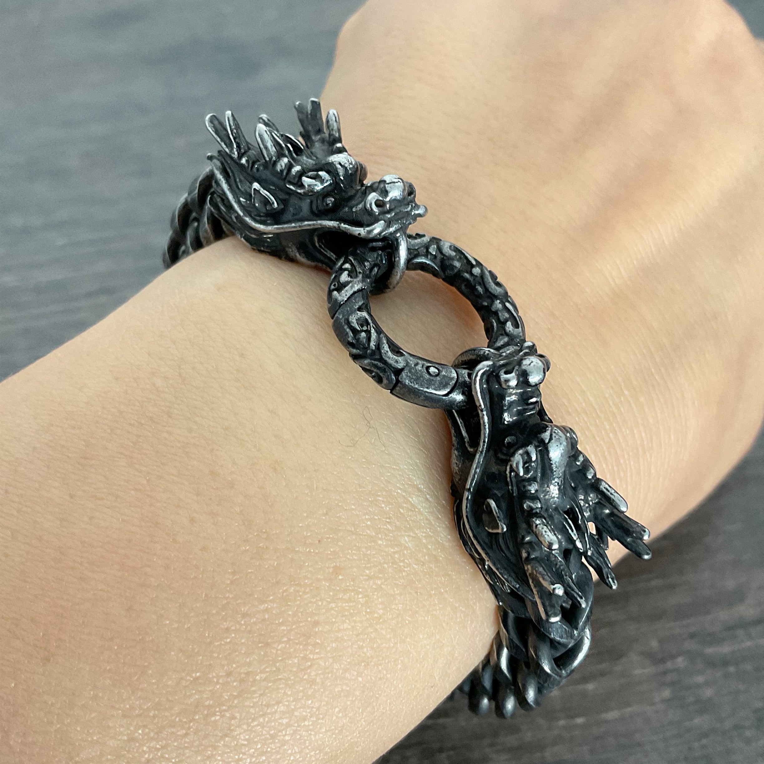 Two headed Dragon bracelet