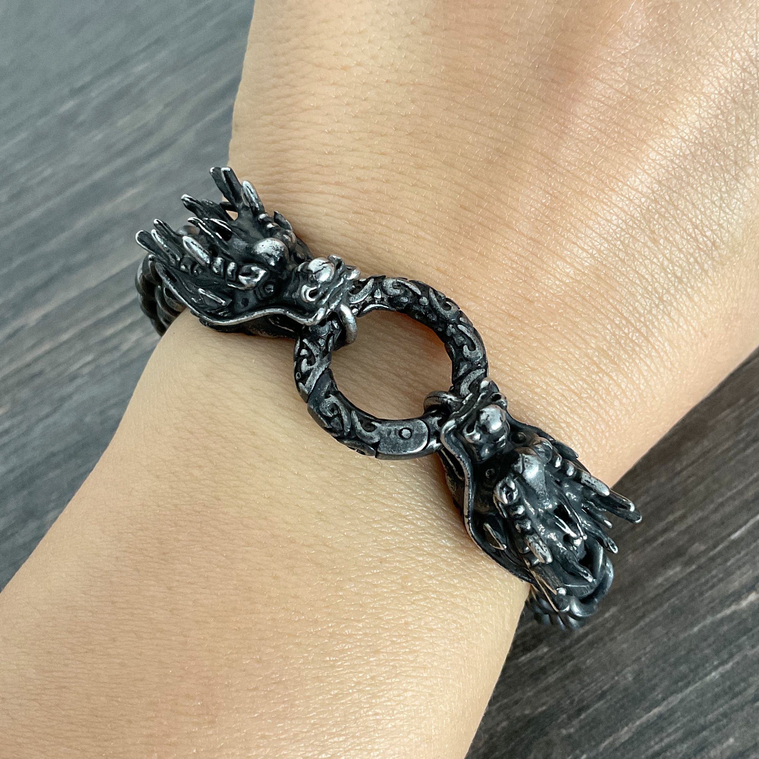 Two headed Dragon bracelet