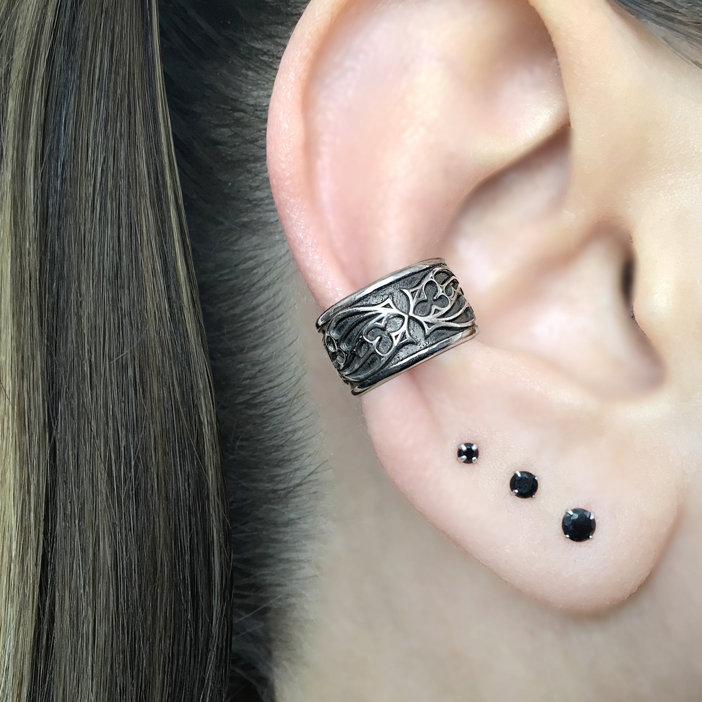 Ornate Gothic Ear Cuff