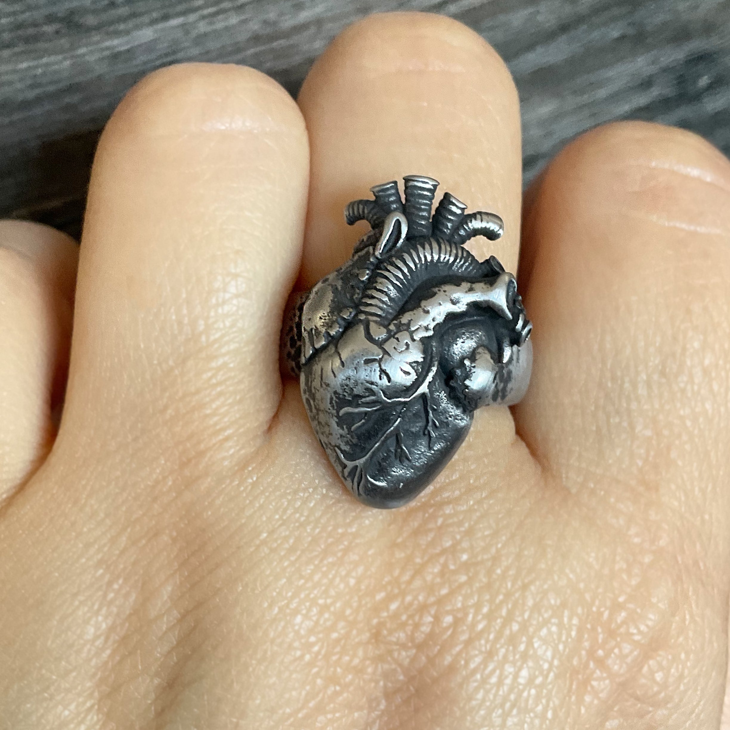 Anatomical Heart Ring