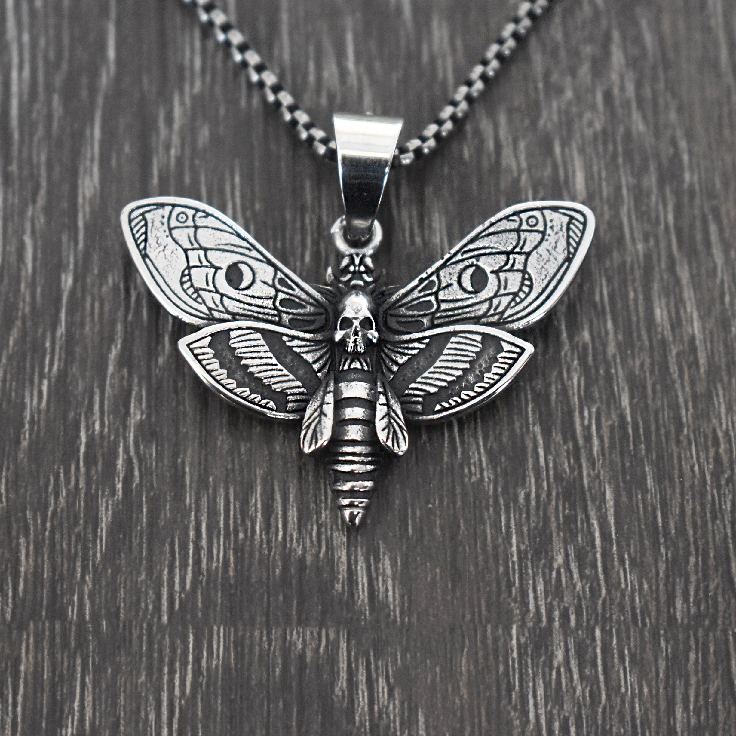 Moth necklace