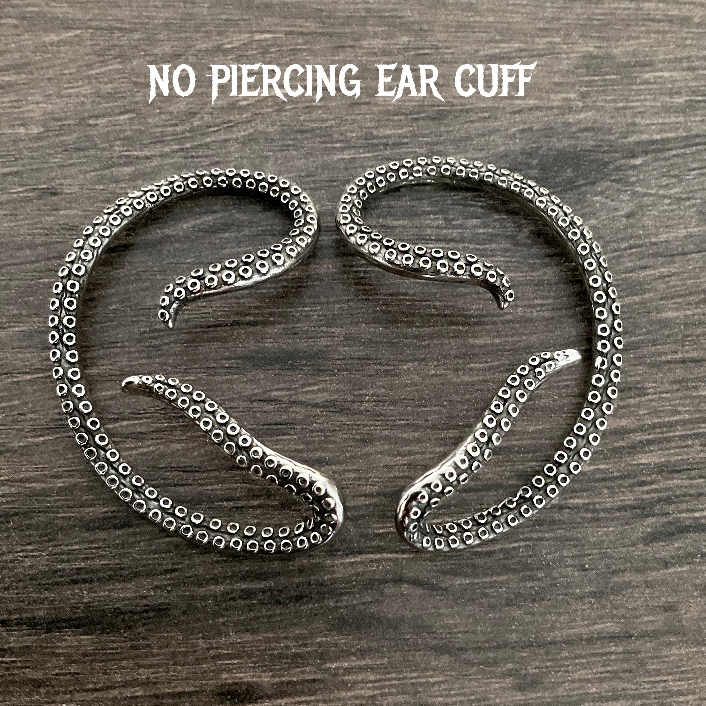 Octopus no piercing ear cuff