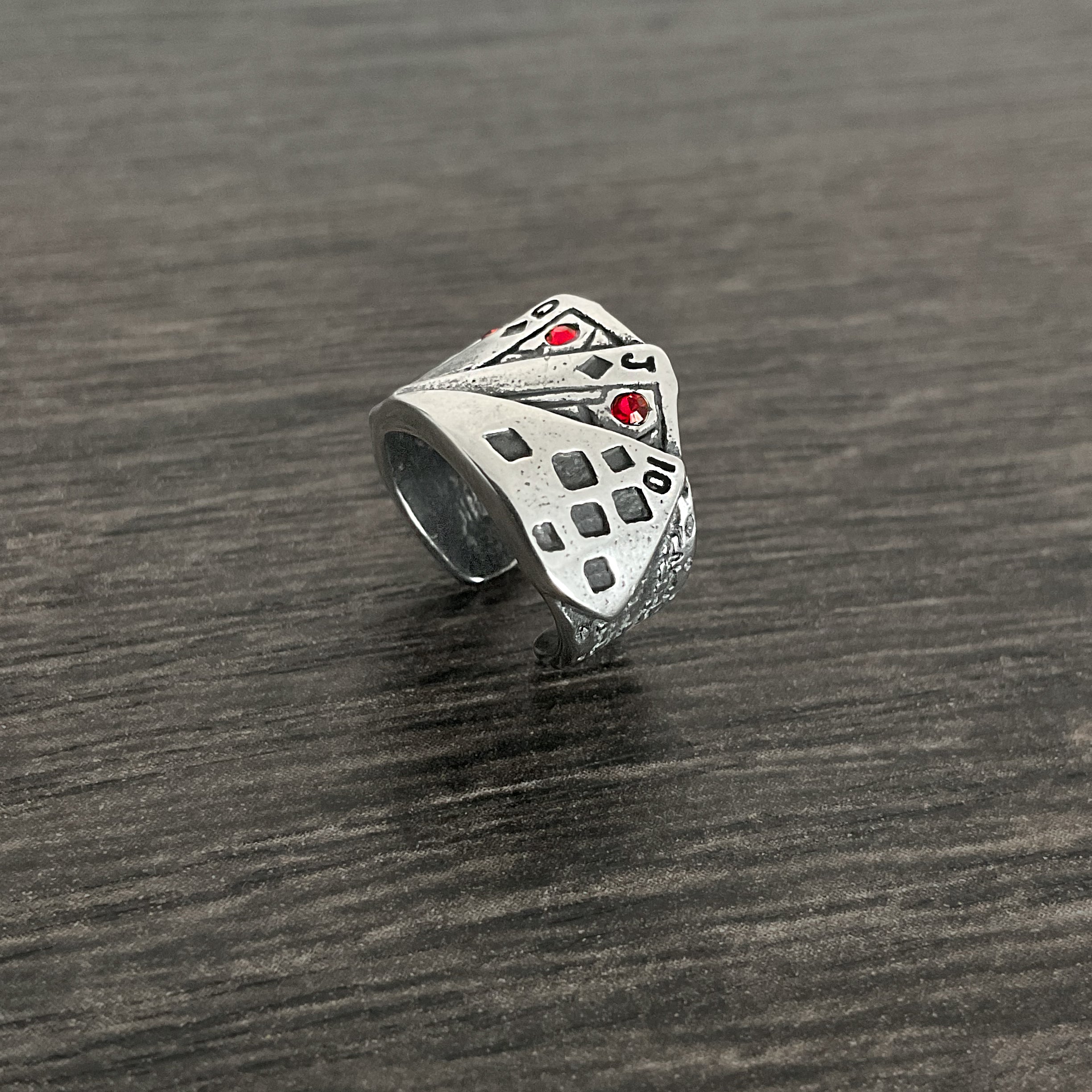 Playing cards ear cuff