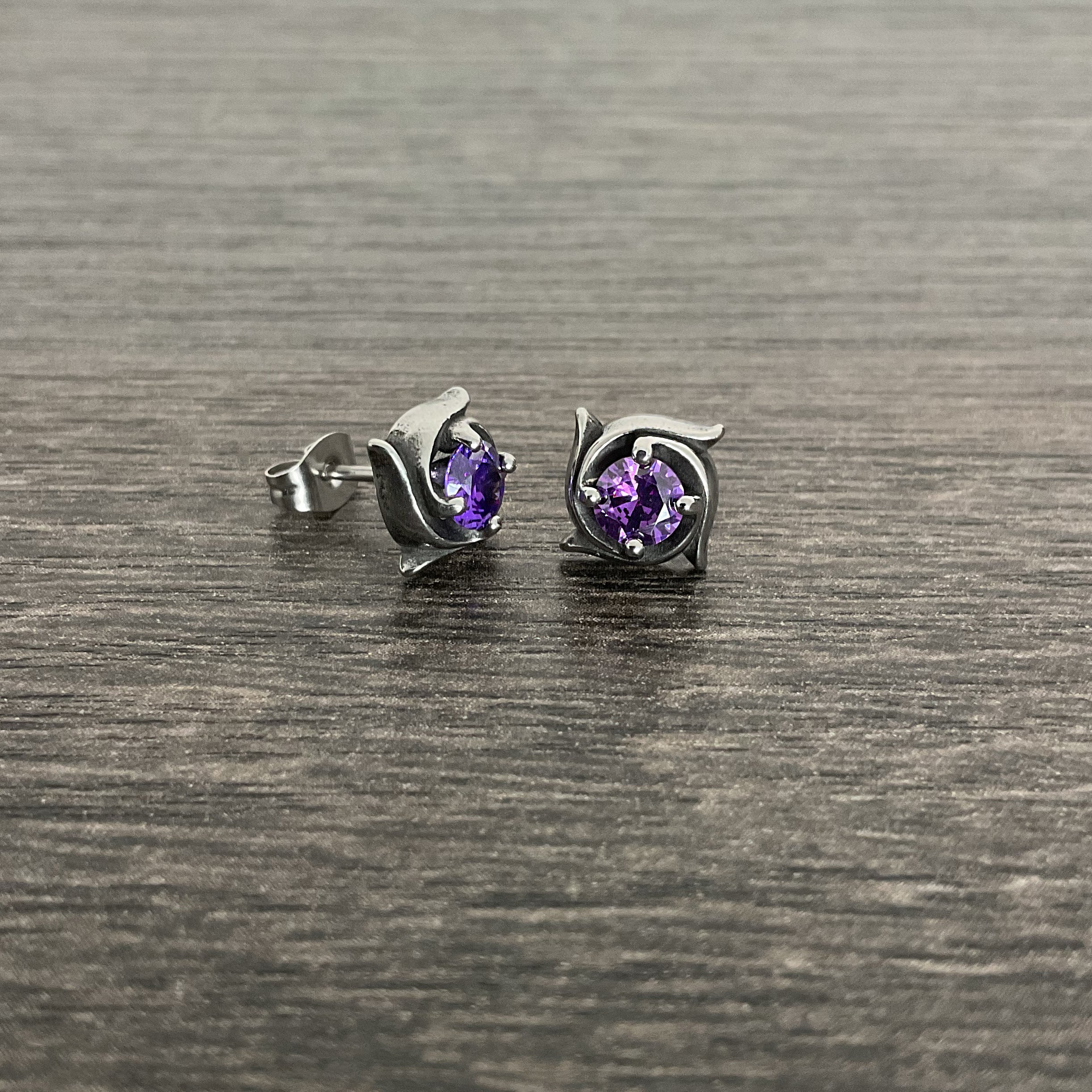 Gothic stud earrings