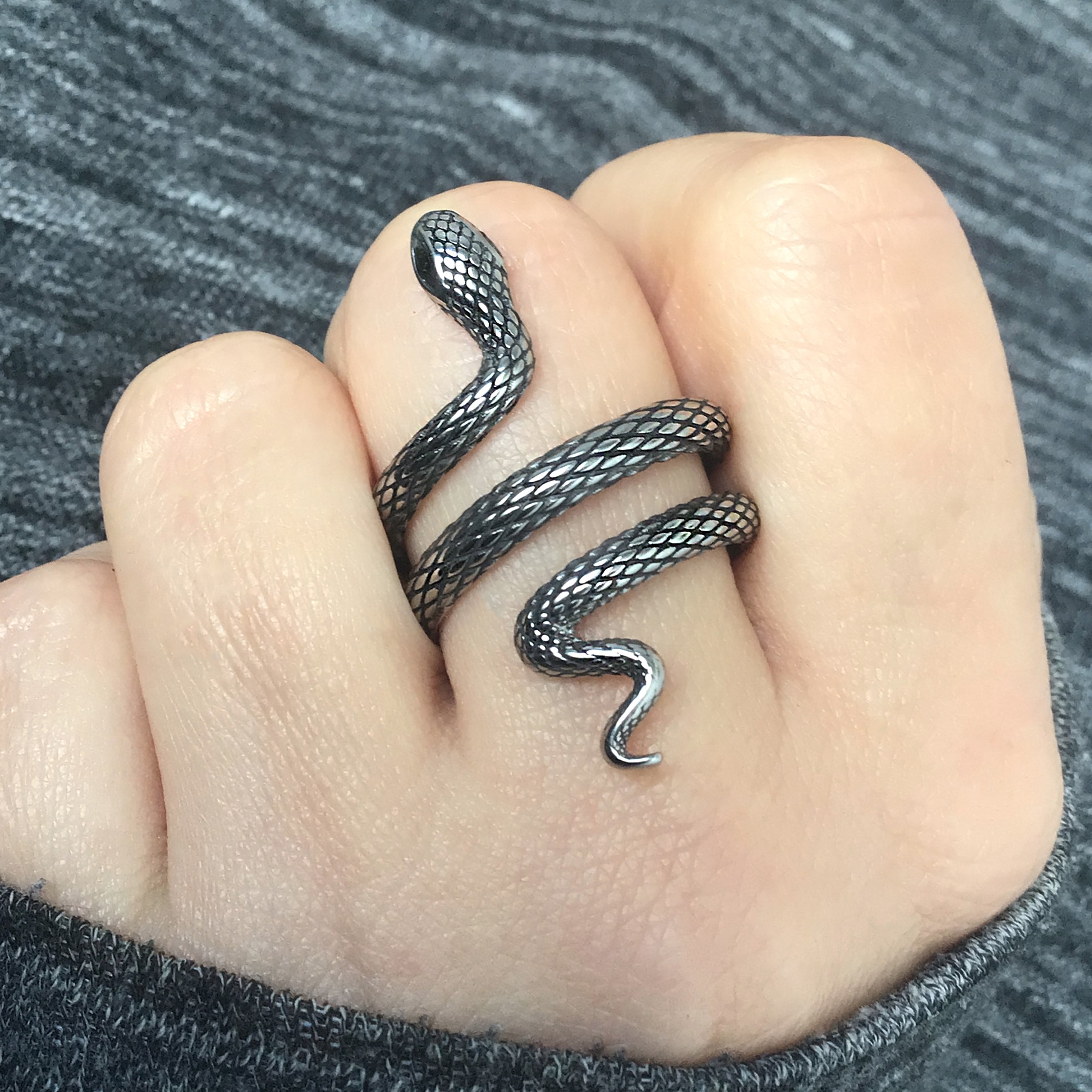 Large snake ring