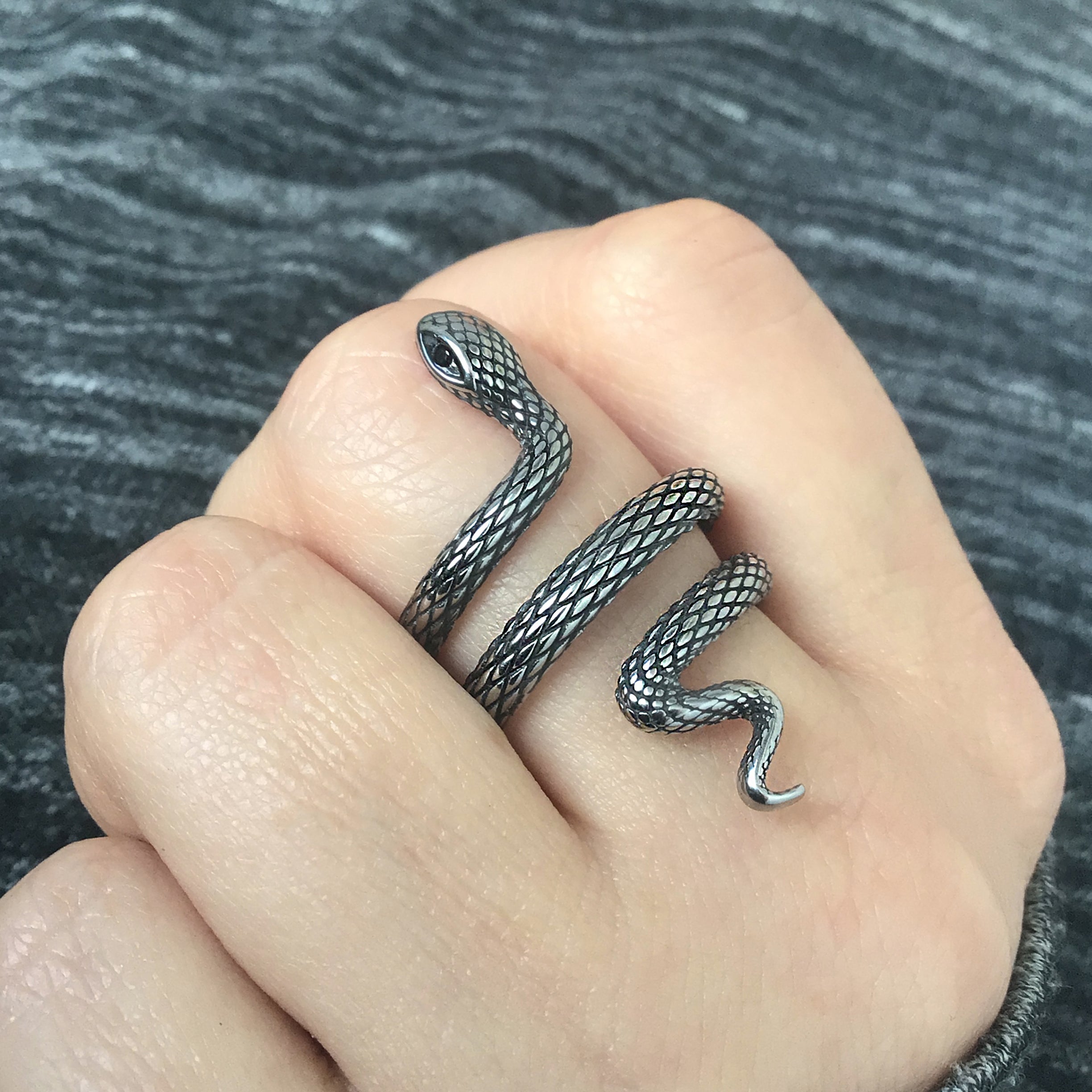 Large snake ring