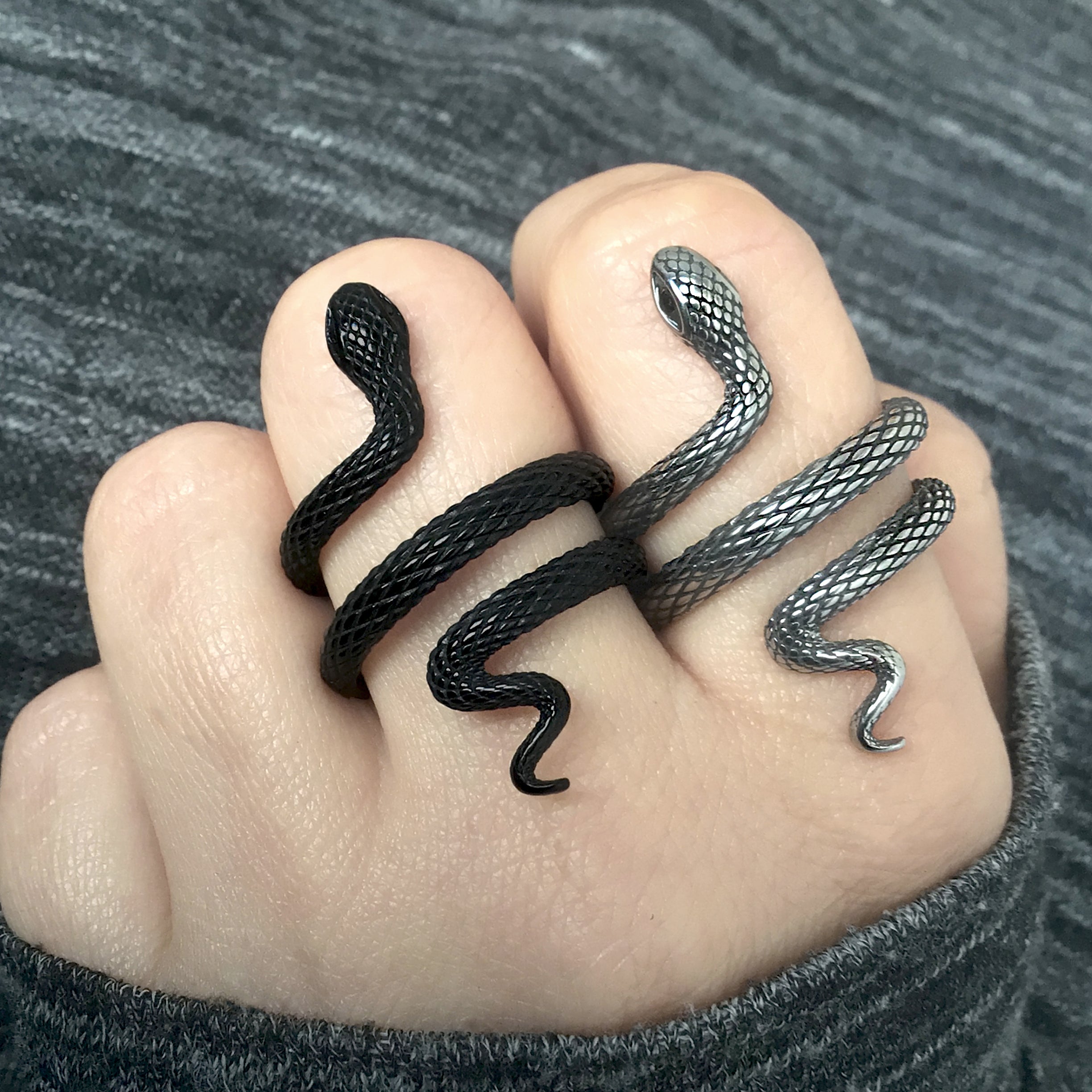 Large snake ring