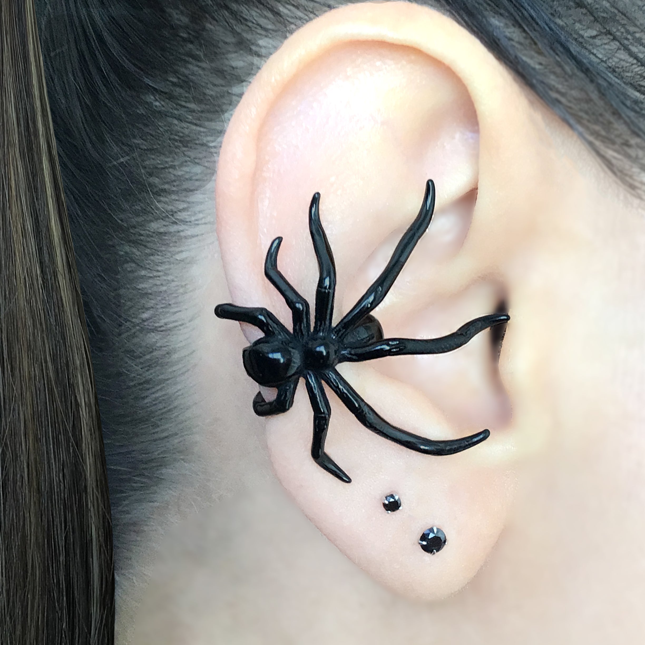Gothic Spider Ear Cuff