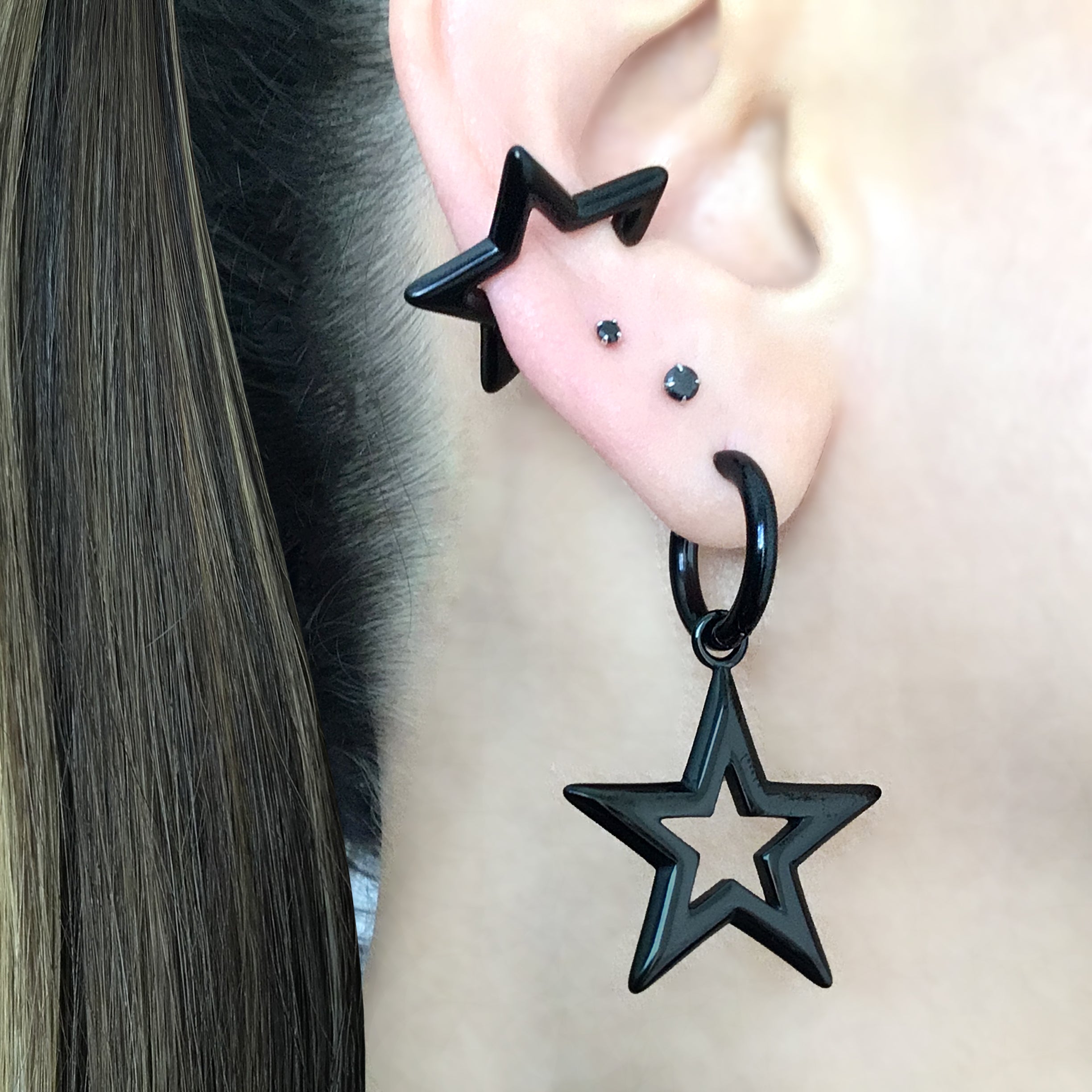 Star Ear Cuff no piercing