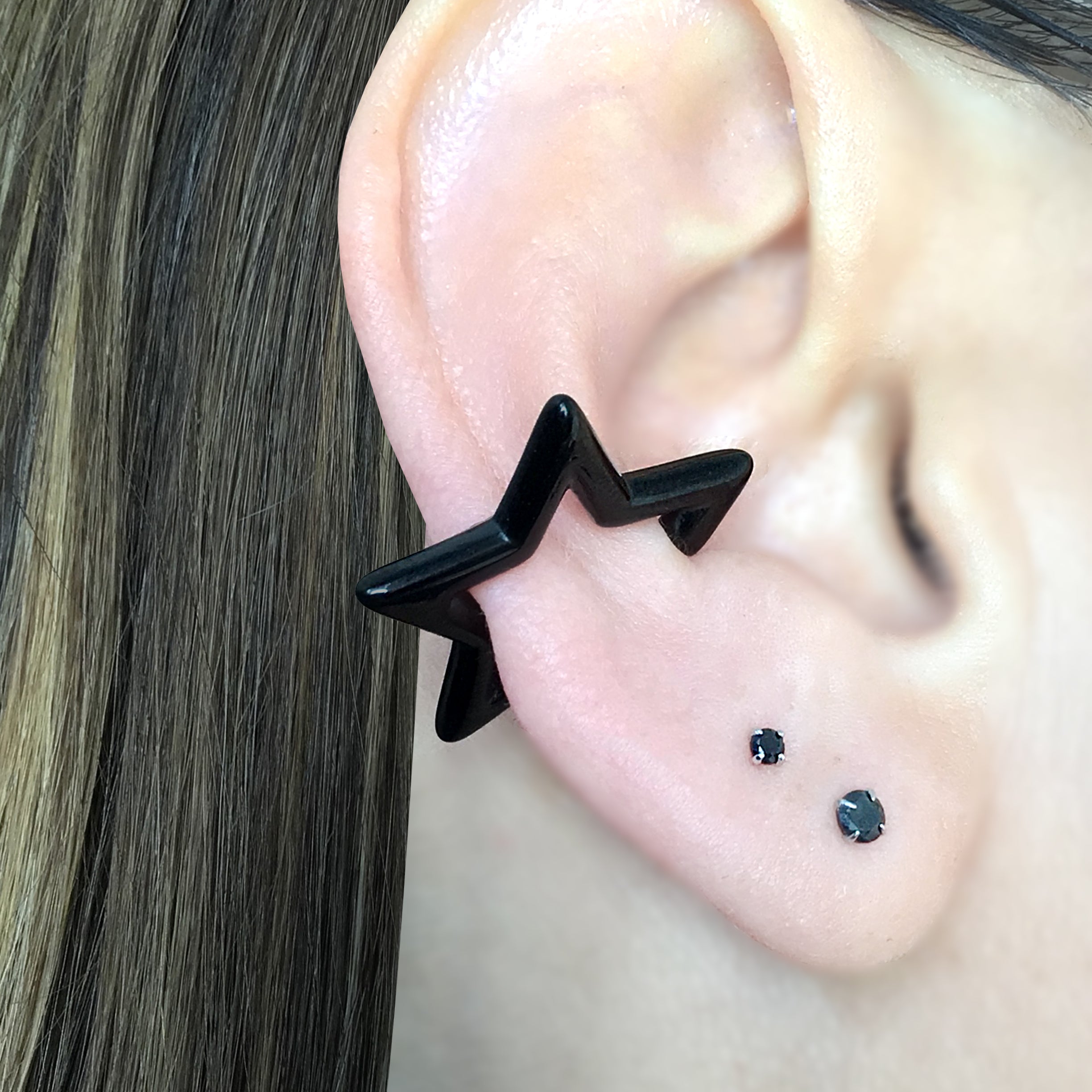 Star Ear Cuff no piercing