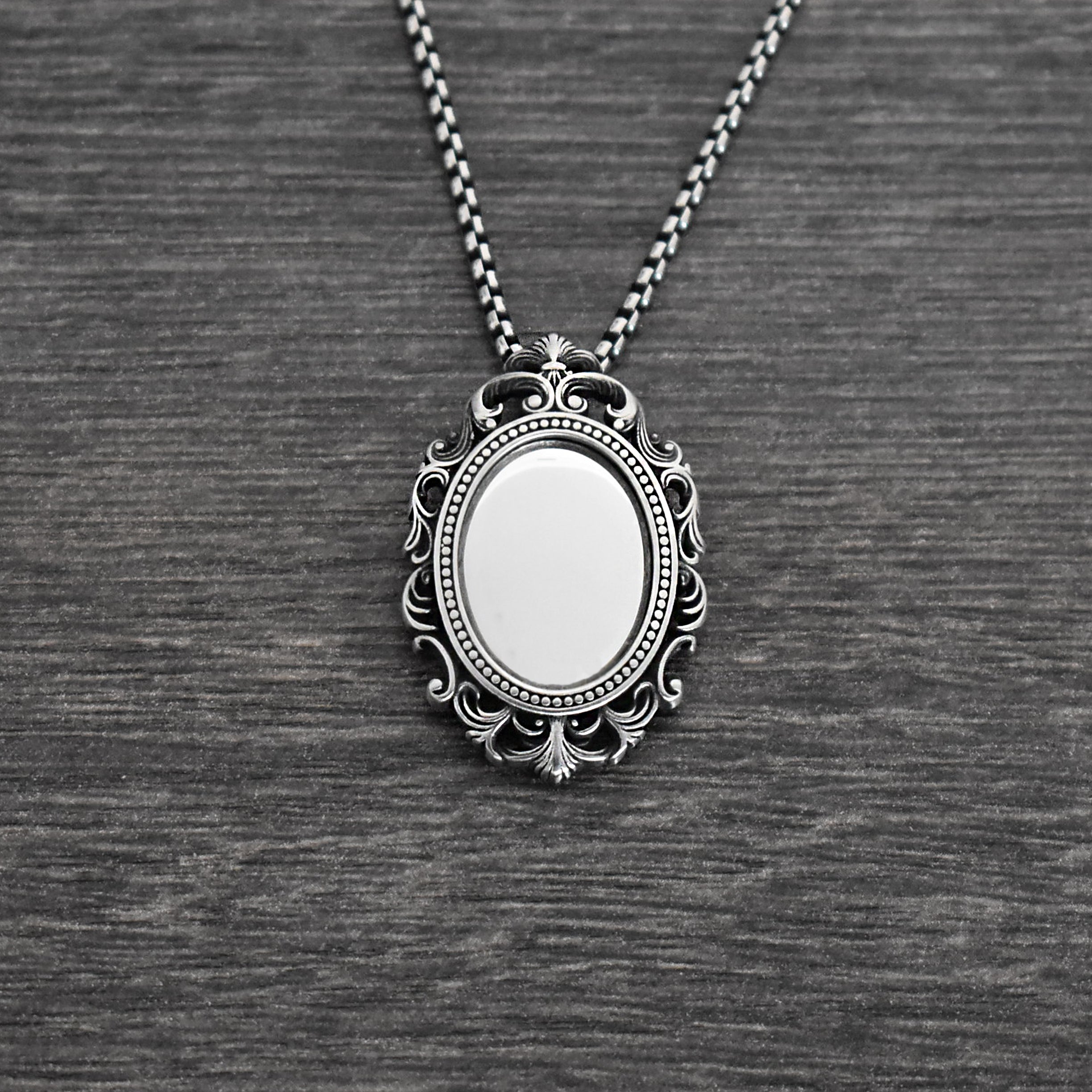 Gothic Victorian protection mirror