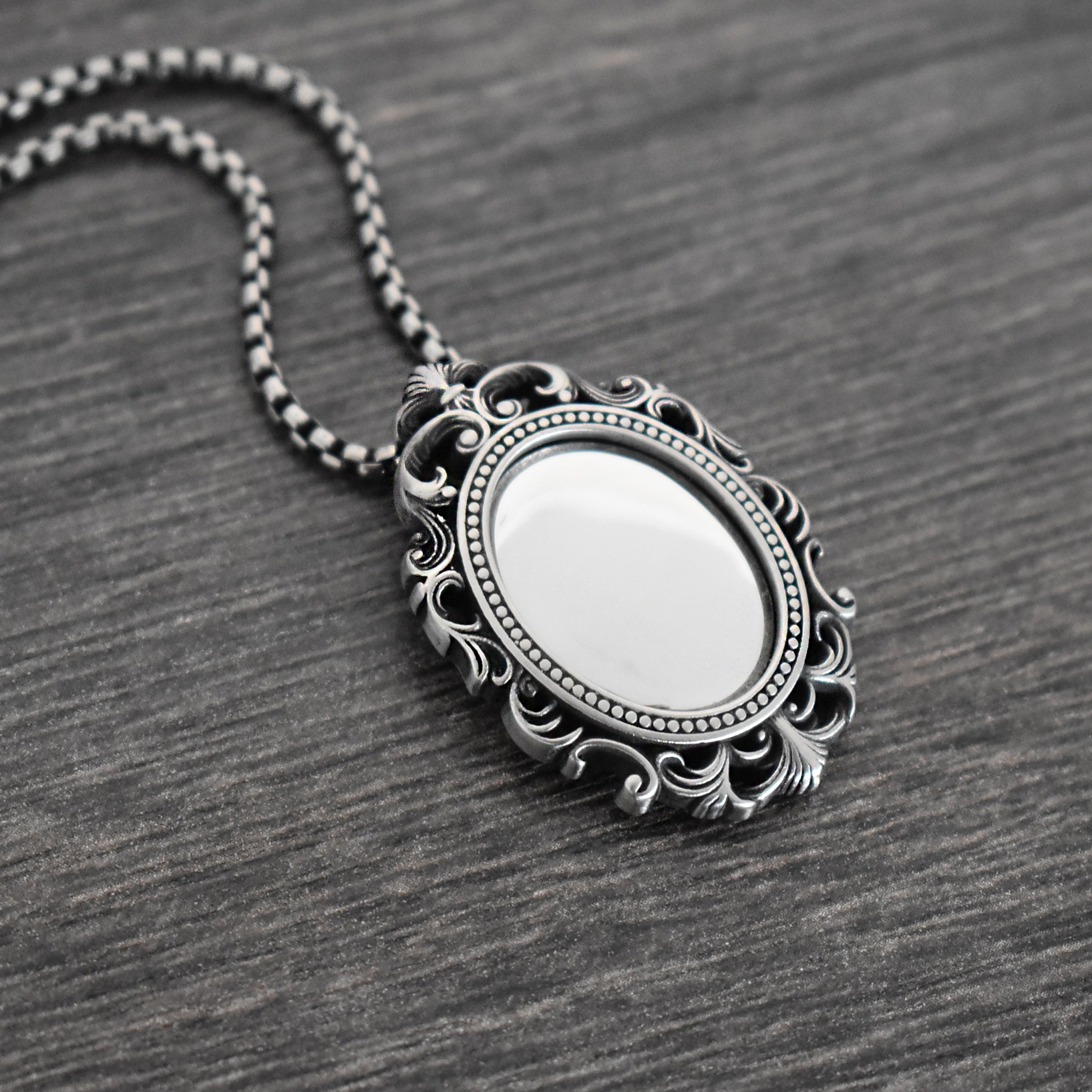 Gothic Victorian protection mirror